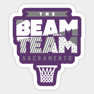 Beam Team Sacramento Basketball Sticker